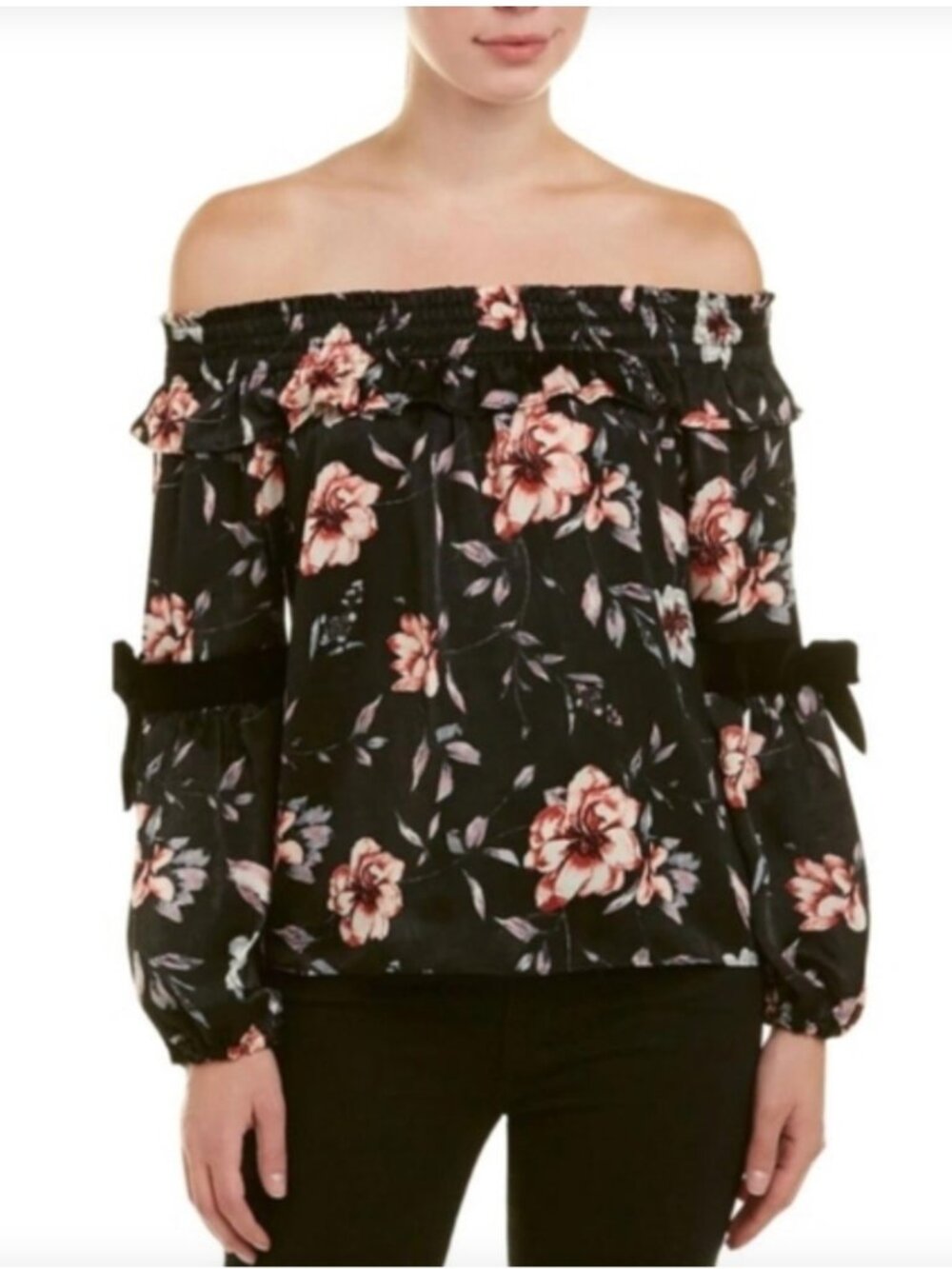 MISA Los Angeles Belva Blouse Size L 3/4 Sleeve